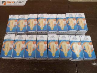 16x LED Heritage Pilot 3.7W Light Bulbs by GE, New