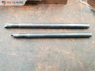 2 Small Lathe Boring Bars