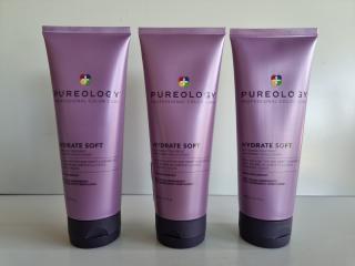 3 Pureology Hydrate Soft Softening Treatments 