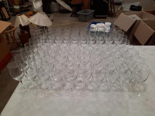 Large 80 Piece Wine Glass Set