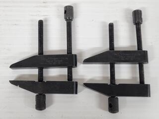 2x Vintage Starrett No.161B Toolmakers Parrallel Clamps