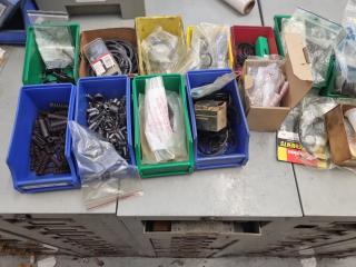 Assorted Springs, Circlips, O-Rings, Chuck Keys,, & More