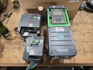 3 x Schneider Variable Speed Drives 