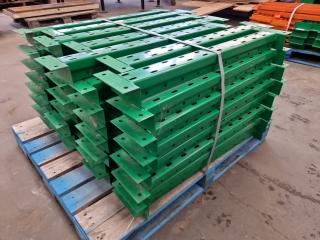 62x Pallet Racking Beam Shelving Bracers