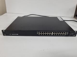 Ubiquiti EdgeSwitch 24 250W Gigabit Managed PoE+ Switch
