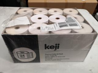 24x Thermal Receipt Printer Paper Rolls