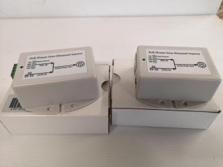 2x Tycon PoE Injectors type TP-DCDC-1224