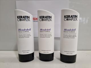 3 Keratin Complex Blondshell Conditioners 