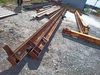 Pair of Gantry Crane Rails