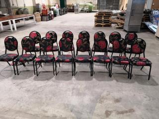 15x Stacking Chairs for Restaurant or Office