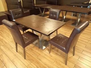 Cafe Table and Four Chairs