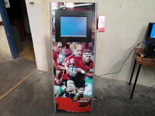 Mobile Retail Event Kiosk w/ LCD Touch Screen Monitor