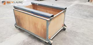 Large Rolling Bin with Drop Floor