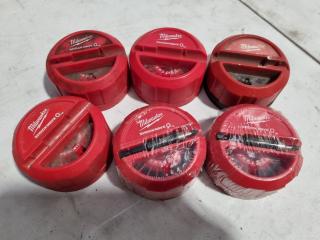 6x Milwaukee Shockwave Impact Driver Bit Sets