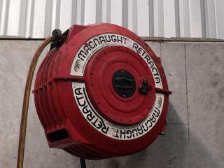 Macnaught Retracta Workshop Wall Mounted Retractable Hose Reel