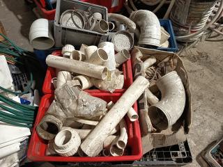 Pallet of PVC Pipes