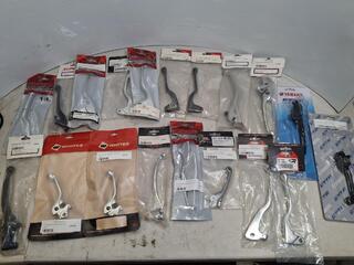 Motorcycle brake and clutch lever lot
