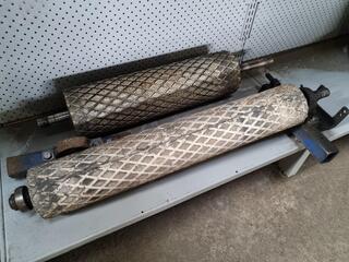 2x Conveyor Roller Drum Assemblies