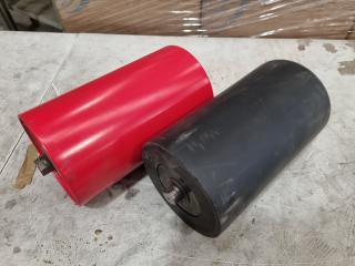 2x Industrial Bearing Rollers