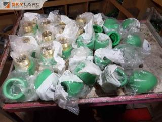 Large Quantity of Aquatherm Green Pipe Fittings