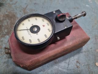 Vintage Analog RPM Speed Gauge by Smith's Industrial Instruments