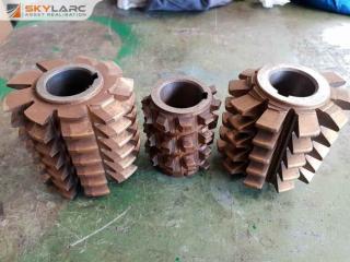 3 x Gear Hobber Cutters