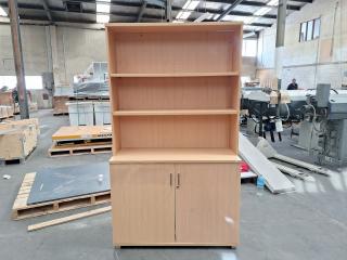 2 Door Office Cupboard & Shelving unit.