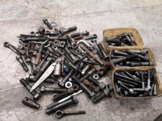 Assorted Lot Hex Bolts, Custom Bolts, & More