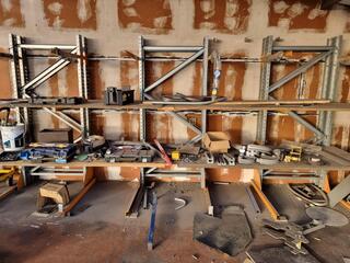 3x Self Suppirting Long Materials Support Racks w/ MDF boards.