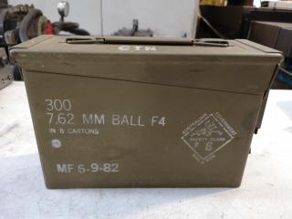 Vintage Military Ammunition Box