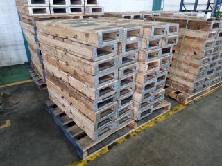 Pallet of Steel Reinforced Wooden Frames