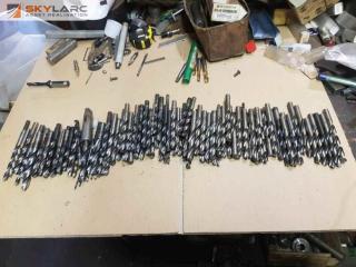 Large Lot of Assorted HSS Drill Bits