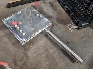 Stainless Steel Electrical Cabinet w/ Contents