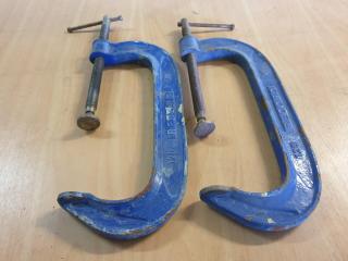 2 x Record 10" G Clamps