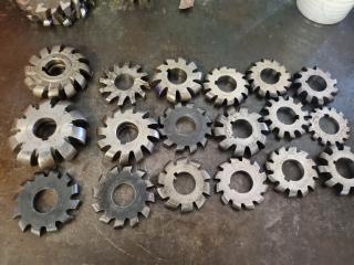 Large Lot of Milling Machine Blades 