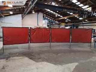 4x Industrial Welding Screens