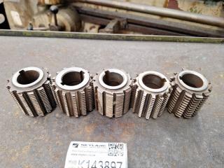 5 x Gear Hobber Cutters