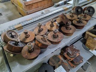 16x Steel Flanged Wheels