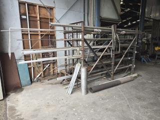 Steel Rack and Contents