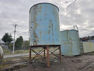 Approx 45000 Litre Steel Tank/Silo on Stand