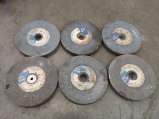 6x 250mm Diameter Grinding Wheels