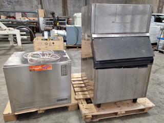 Scotsman Commercial Ice Maker MV25 w/ Ice Bin