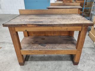 Vintage Wooden Workbench