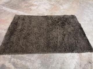 2300x1600mm Shag Rug in Coffee Colour