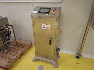 Stainless steel electrical control cabinet with HMI