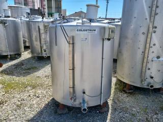 Single Skin Stainless Steel Tank 1000L