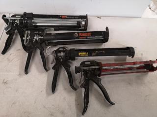 4x Assorted Calking / Liquid Anchor Applicator Guns