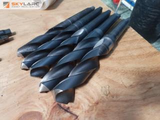 5 x Large Diameter HSS Drill Bits