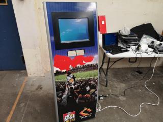 Mobile Retail Event Kiosk w/ LCD Touch Screen Monitor