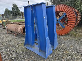 Pair of Heavy Duty Steel Stands 460 UB Beam Uprights